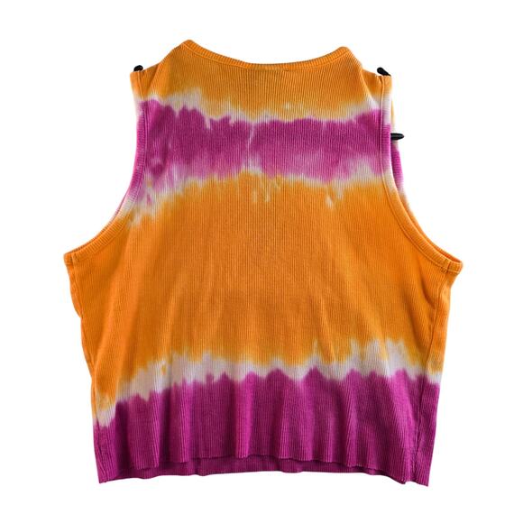 Y2K Style aLab Tie Dye Earth Crop Top Size L – Retro Festival Fashion - Picture 2 of 4